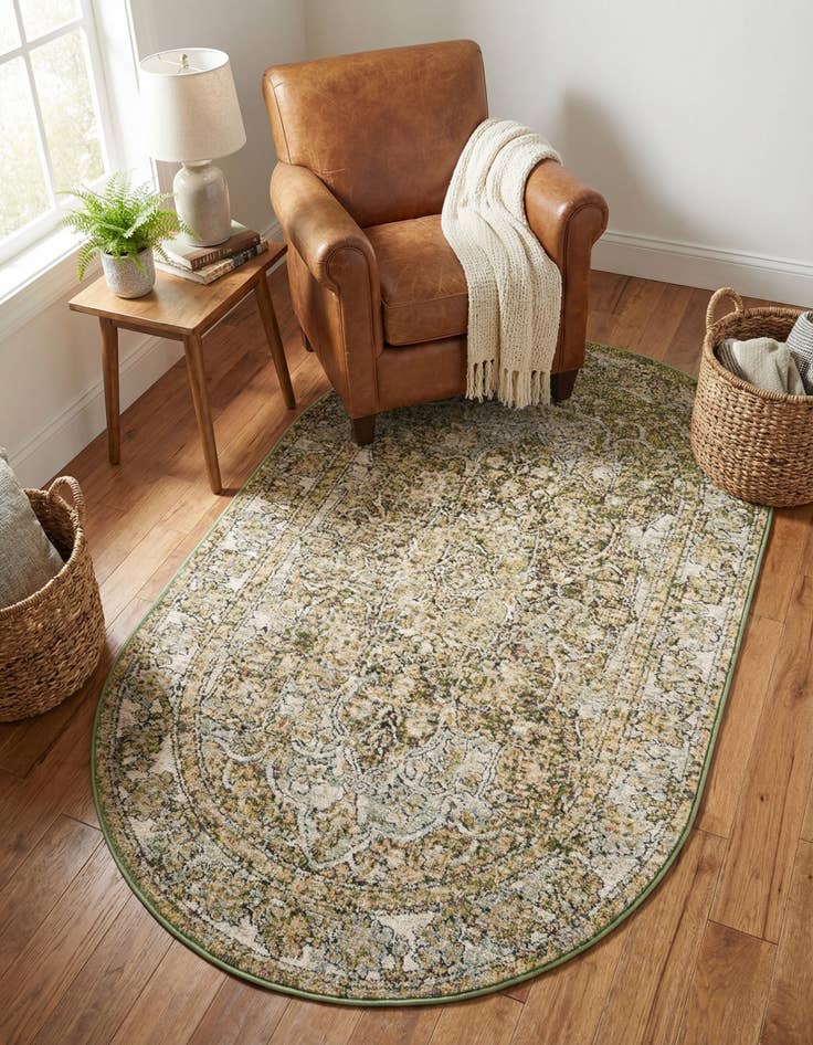 Detail image of 3' 3 x 5' 3 Isabella Oval Rug