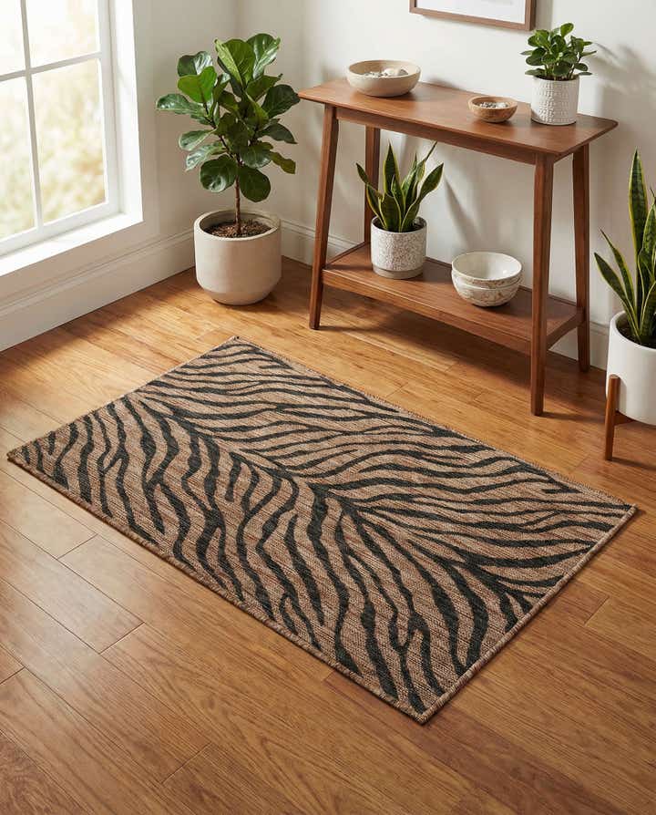 3' x 5' 3 Easy-Clean Safari Indoor / Outdoor Rug