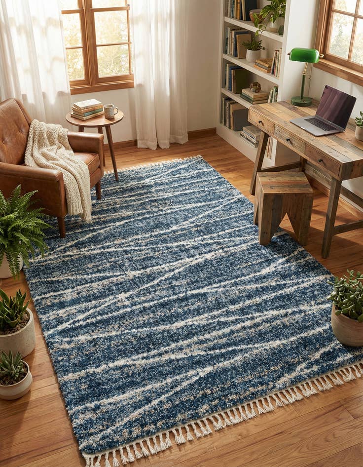 Detail image of 7' x 10' Serenity Shag Rug