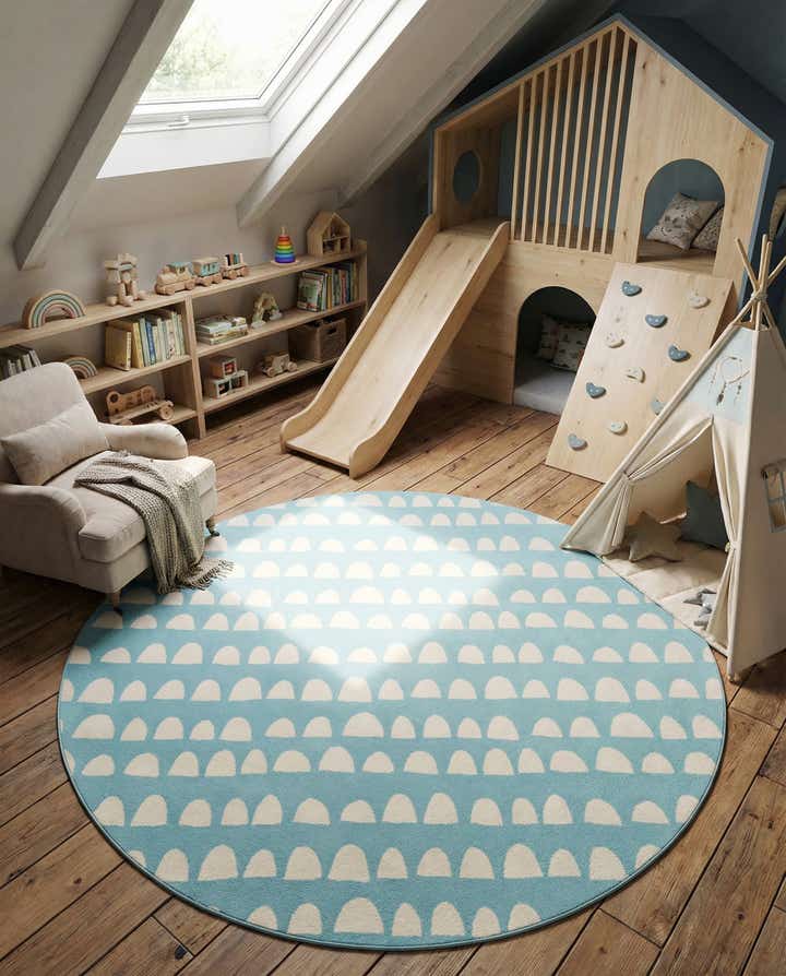 7' 10 x 7' 10 Whimsy Kids Round Rug