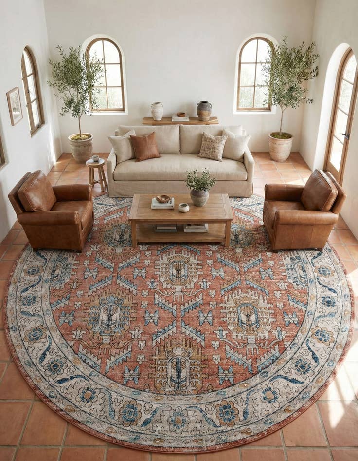 Detail image of 12' x 12' Nyla Round Rug