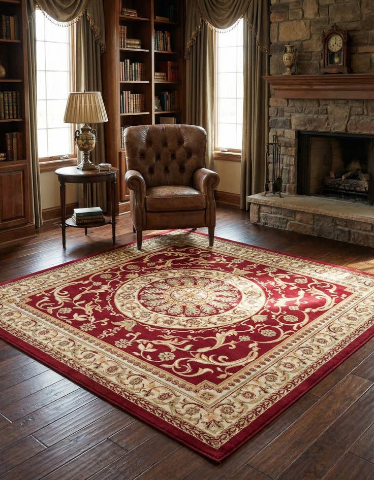 Detail image of 7' 10 x 7' 10 Chateau Square Rug