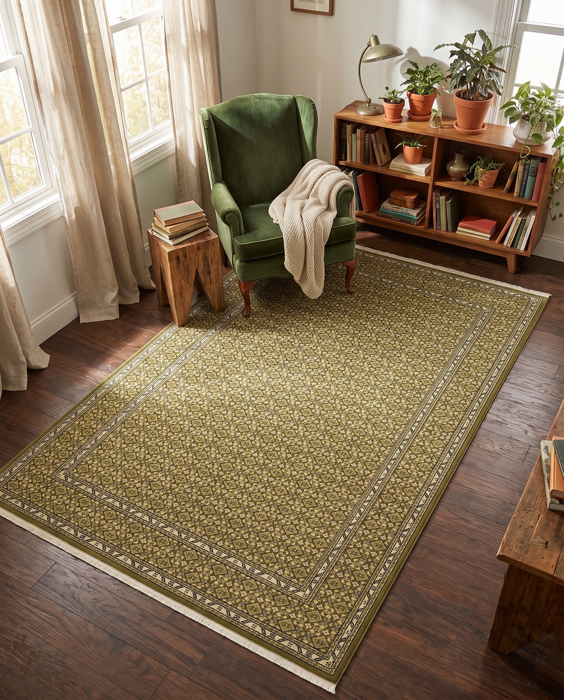 5' 3 x 8' Nain Design Rug