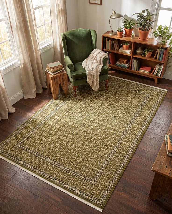 Detail image of 5' 3 x 8' Nain Design Rug