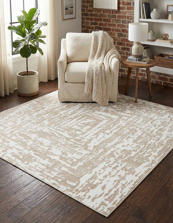 Detail image of 6' x 6' Hermitage Square Rug