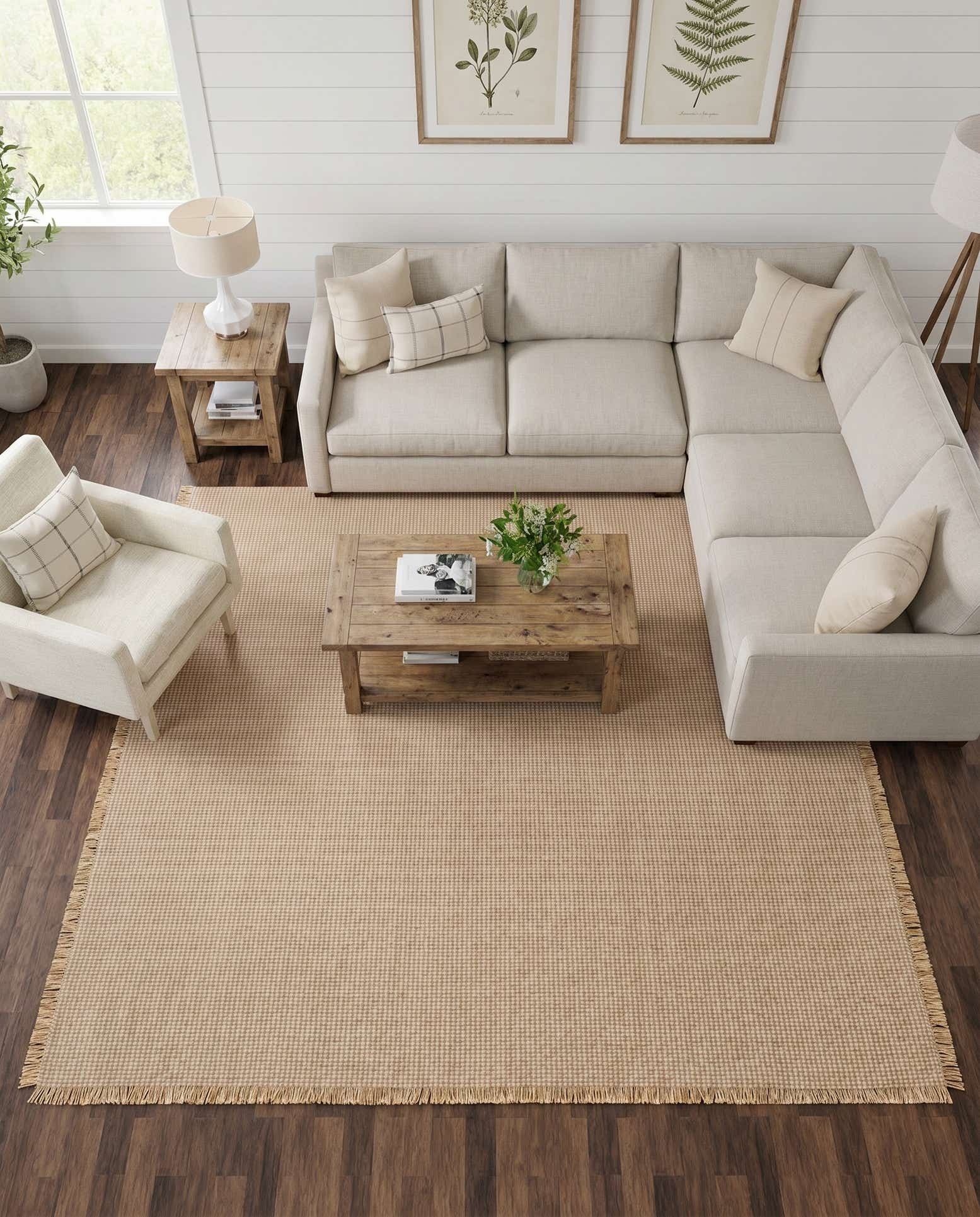 10' 6 x 10' 6 Cottage Farm Square Rug