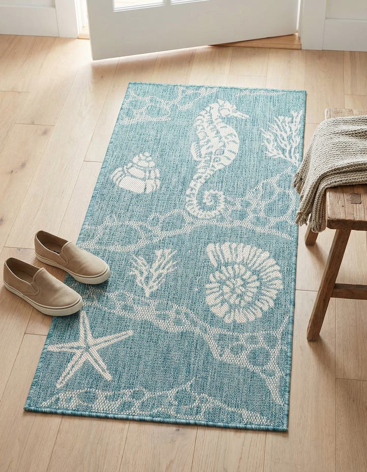 2' x 4' Easy-Clean Coastal Indoor / Outdoo...