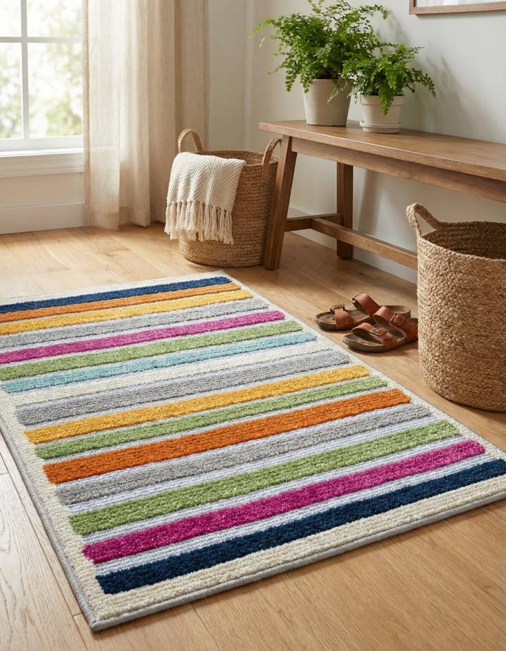 Detail image of 2' x 3' Easy-Clean Aruba Indoor / Outdoor Rug