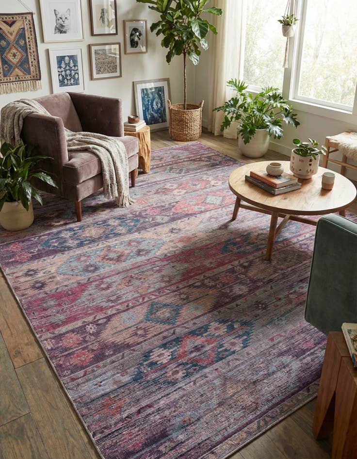 Detail image of 9' 2 x 12'  Washable Sisu Rug