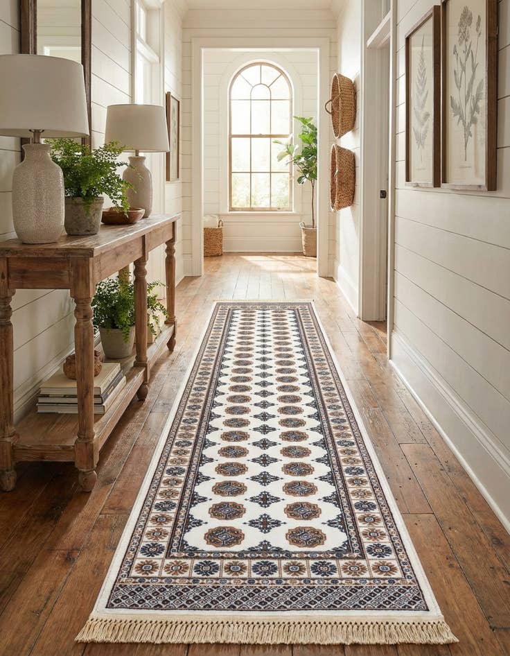 Detail image of 2' 7 x 12' Bokhara Runner Rug