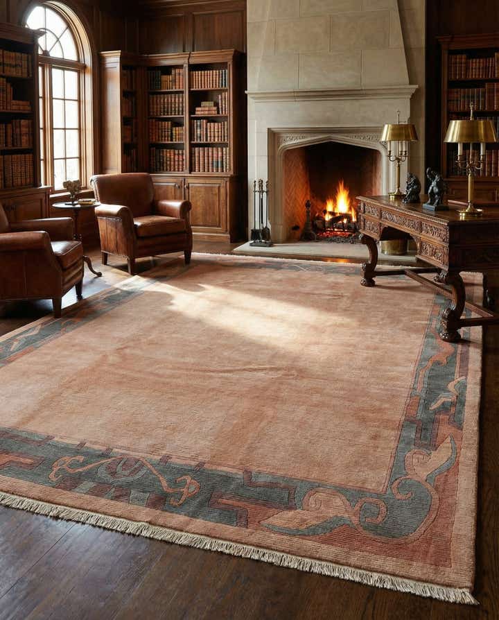 8' 4 x 11' 5 Hand Knotted Nepal Wool Rug