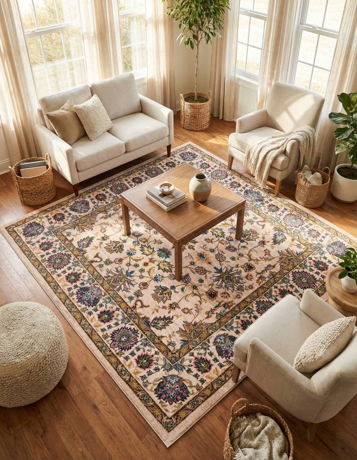 Detail image of 7' 10 x 7' 10 Medina Square Rug