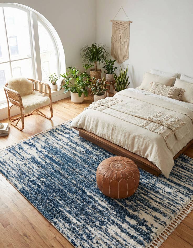 Detail image of 10' x 10' Serenity Shag Square Rug