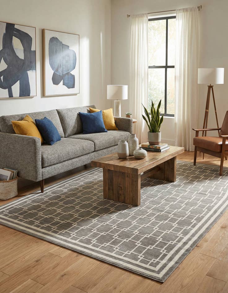 Detail image of Jill Zarin 6' x 9' Metropolitan Uptown Rug