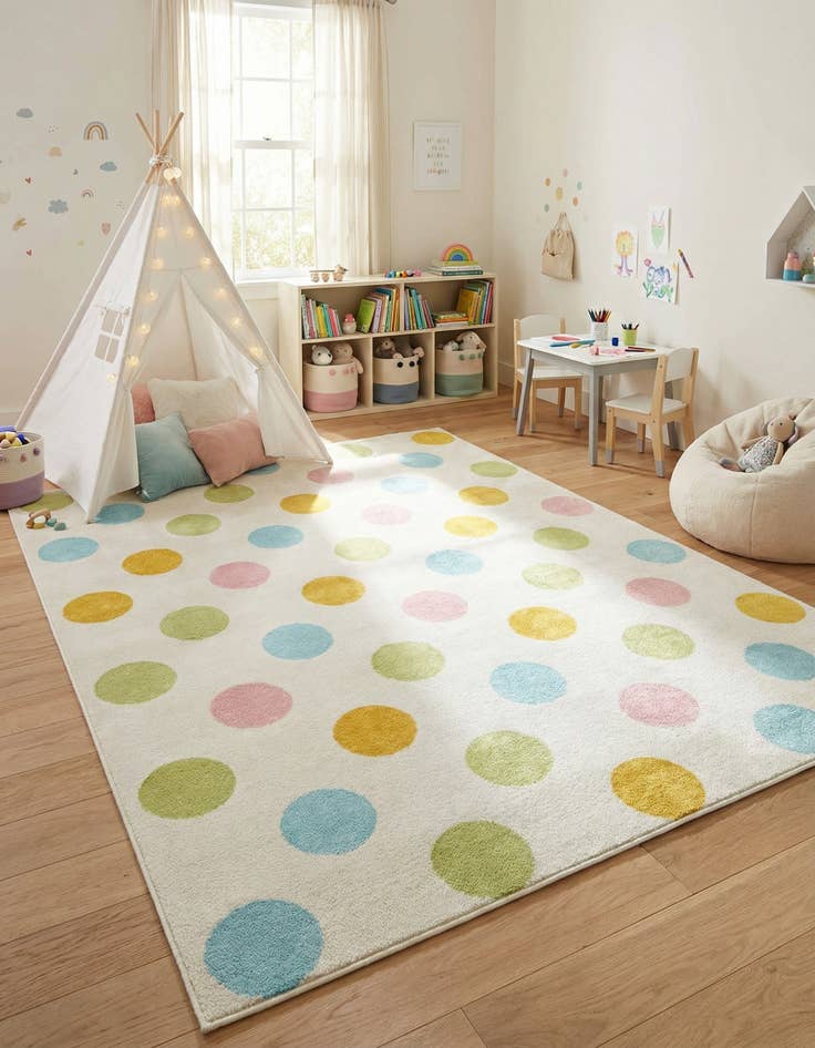 Detail image of 7' 10 x 10' Whimsy Kids Rug
