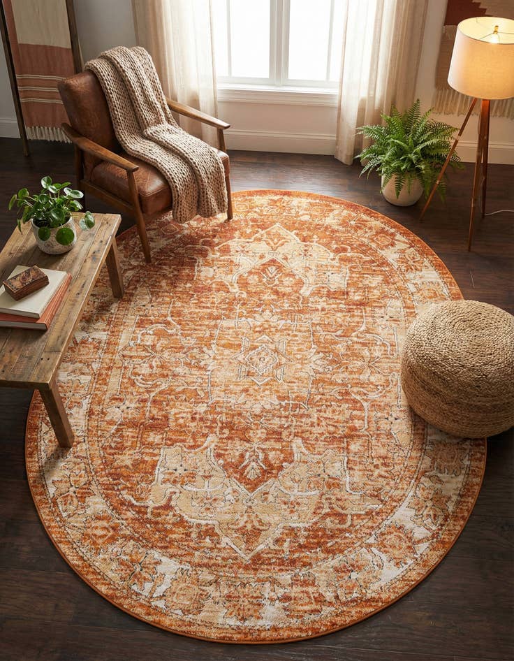Detail image of 7' 10 x 10' Isabella Oval Rug