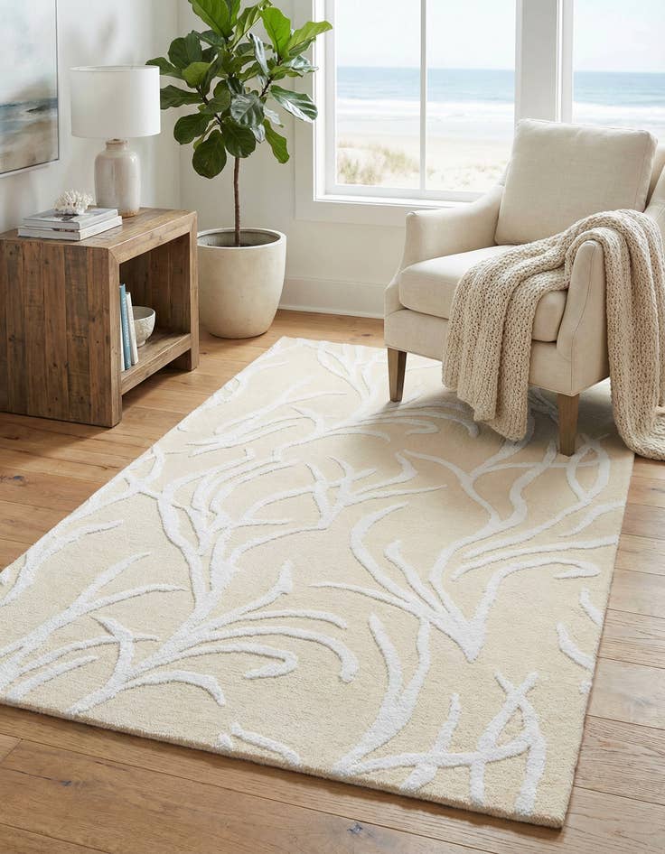 Detail image of 2' 11 x 5' 2 Hand Knotted Darya Wool Rug