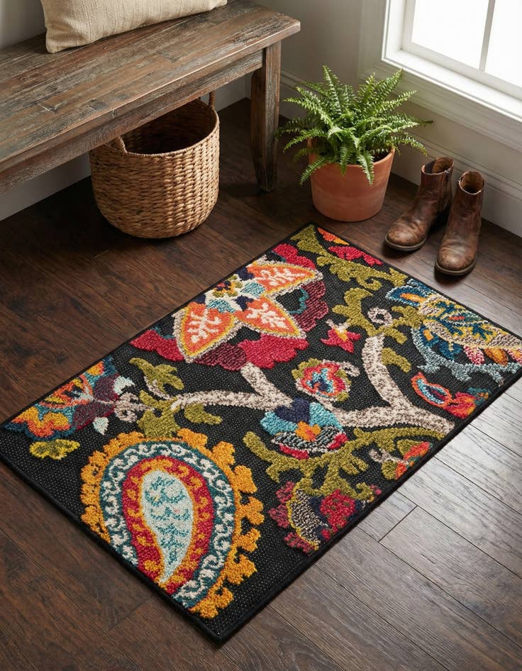 Detail image of 2' x 3' Easy-Clean Casablanca Indoor / Outdoor Rug