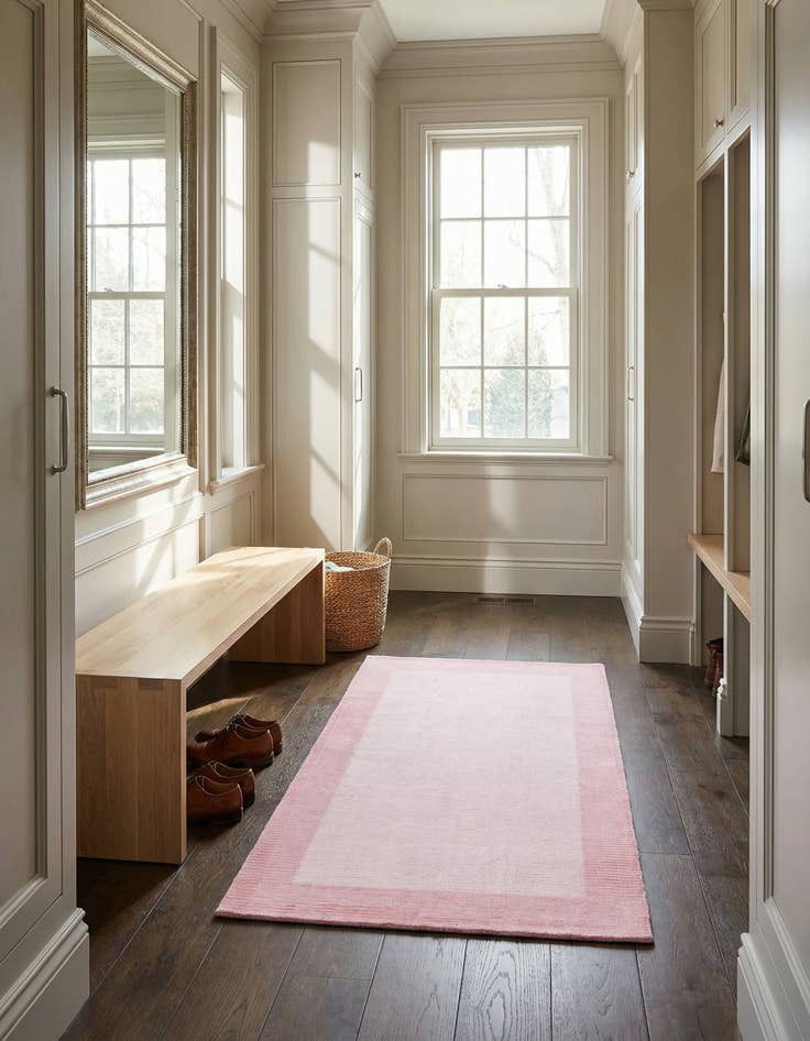 Detail image of 2' 8 x 4' 11 Hand Knotted Darya Wool Rug