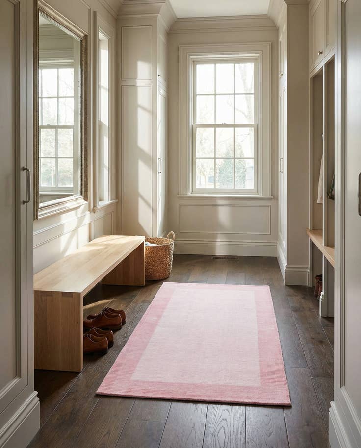 Detail image of 2' 8 x 4' 11 Hand Knotted Darya Wool Rug