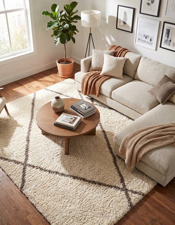 8' x 8' Infinity Shag Square Rug
