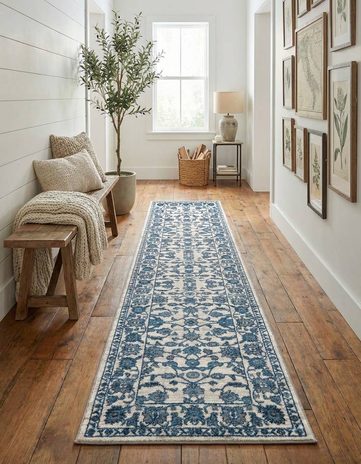 Detail image of 2' 7 x 12' Boston Runner Rug