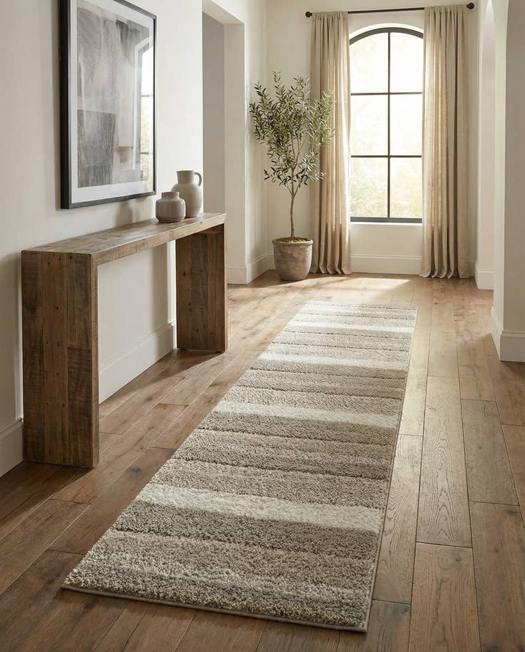 Detail image of 2' 7 x 10' Sepia Runner Rug