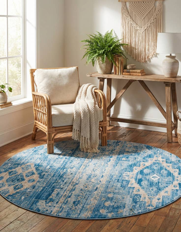 Detail image of 5' x 5' Vega Round Rug