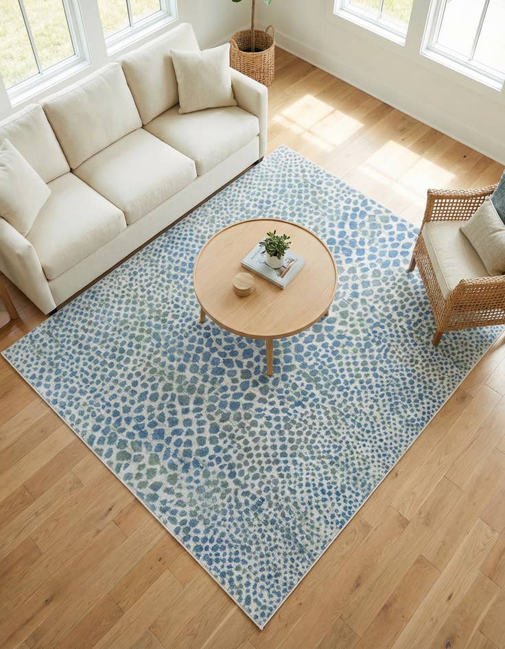 Detail image of 7' 10 x 7' 10 Kamala Washable Square Rug