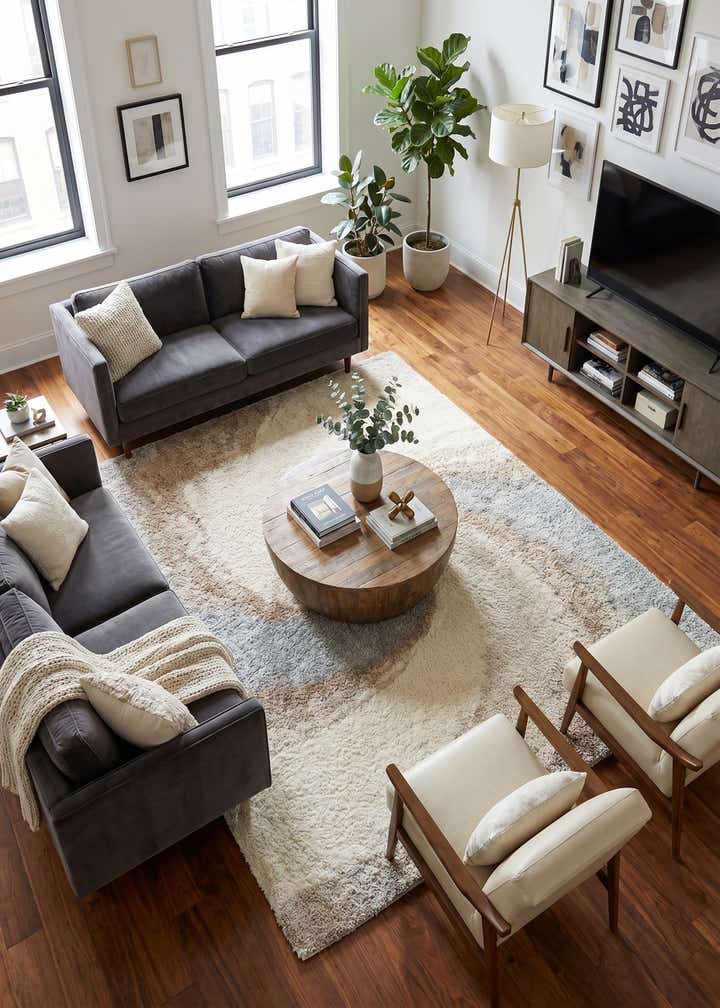 9' x 12' Soft Touch Shag Rug