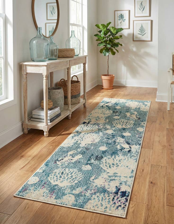 Detail image of 2' 2 x 6' 9 Washable Amalfi Runner Rug