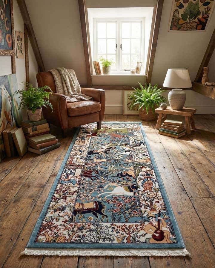 2' x 6' Nain Design Runner Rug