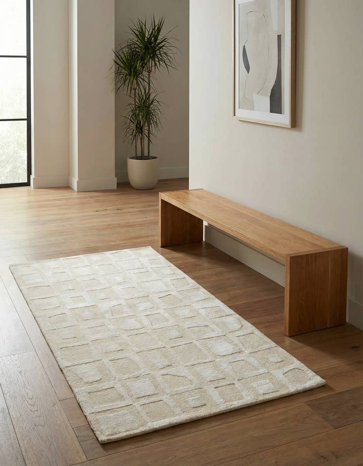 Detail image of 3' x 4' 11 Hand Knotted Darya Wool Rug