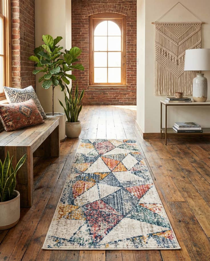 Detail image of 2' 2 x 6' Gemstone Runner Rug
