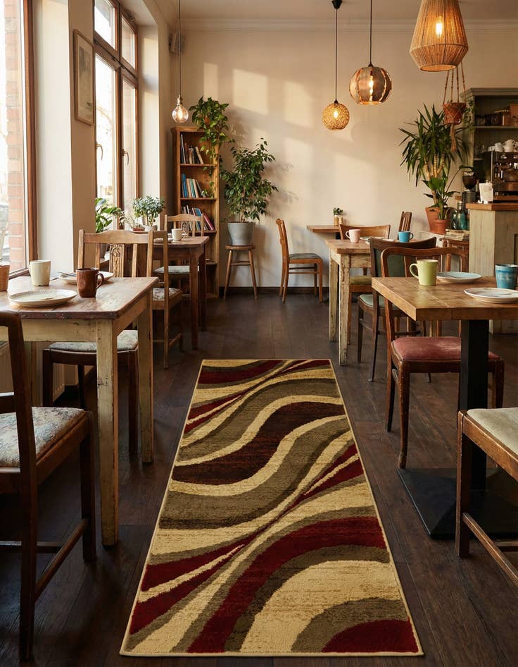 Detail image of 2' x 5' Coffee Shop Runner Rug