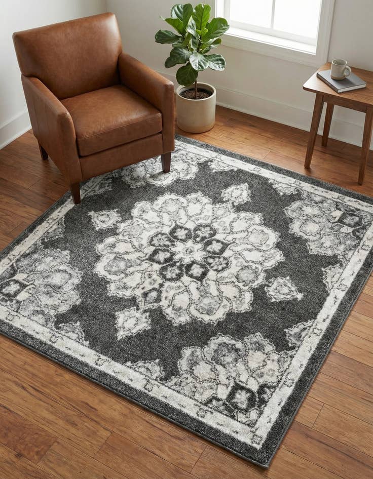 Detail image of 4' x 4' Parker Square Rug