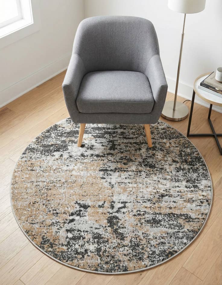 Detail image of 4' x 4' Leipzig Round Rug