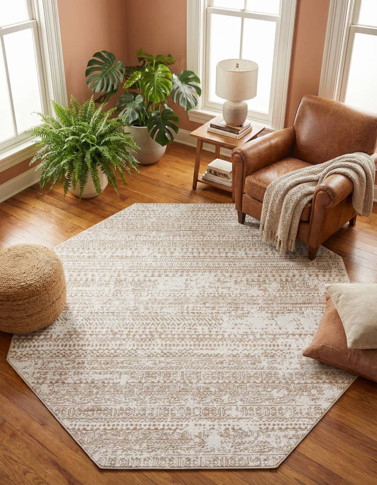 Detail image of 7' 10 x 7' 10 Hermitage Octagon Rug