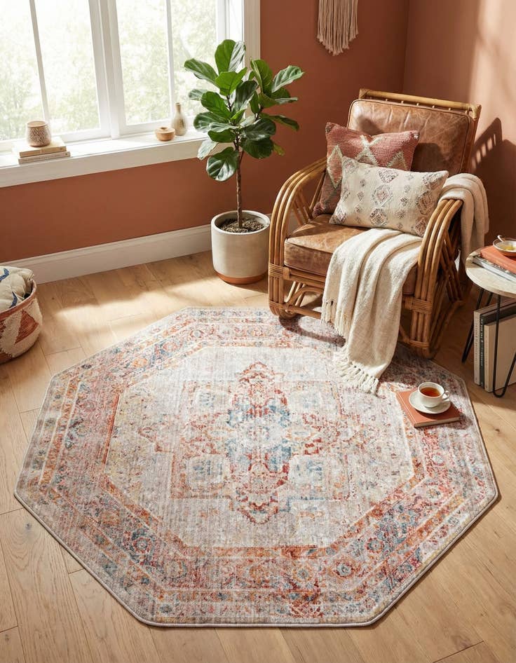 Detail image of 4' x 4' Noble Octagon Rug