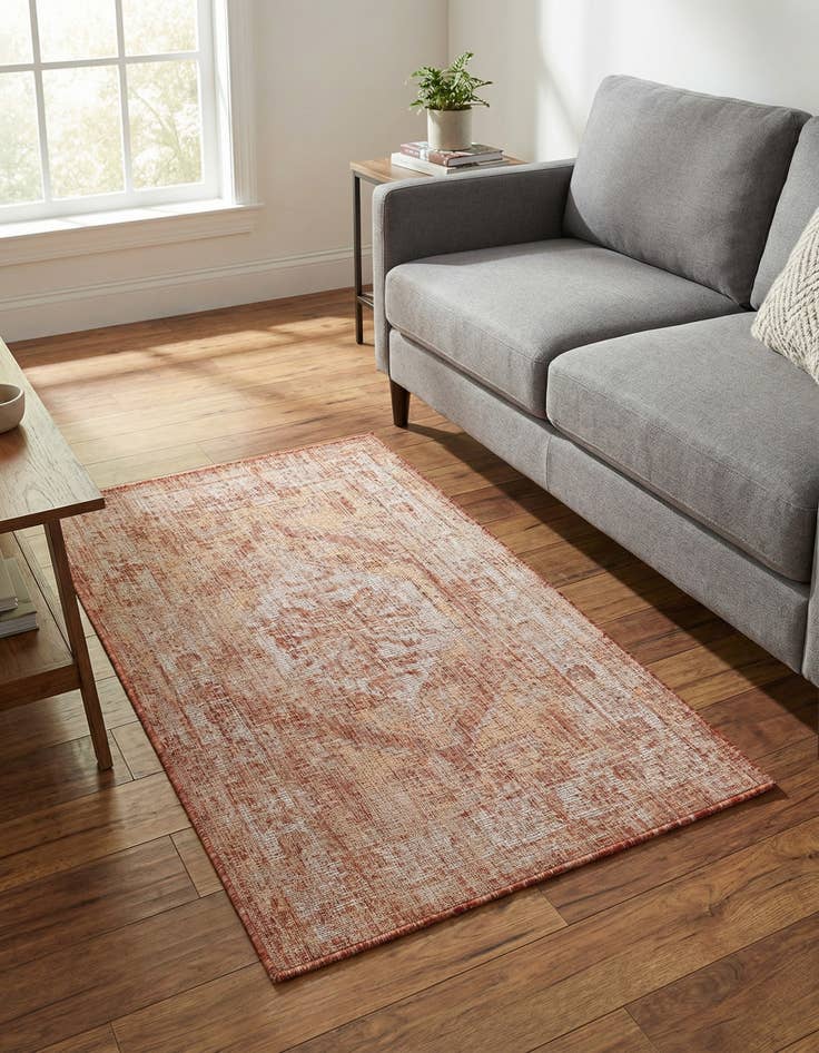 Detail image of 3' x 5' 3  Washable Traditional Indoor / Outdoor Rug