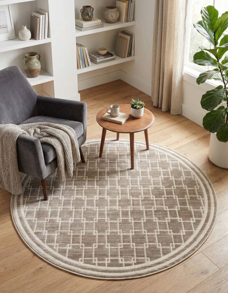 Detail image of 4' x 4' Metropolitan Uptown Round Rug