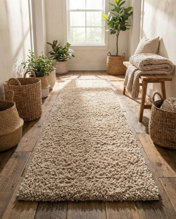 2' x 8' Zermatt Shag Runner Rug