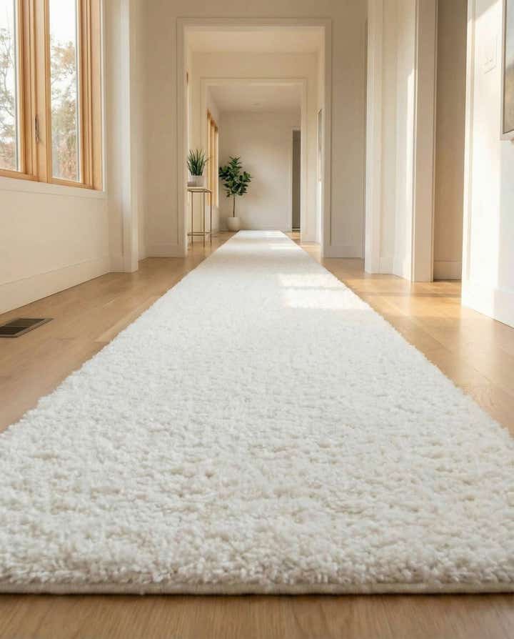 2' 7 x 16' 5 Zermatt Shag Runner Rug