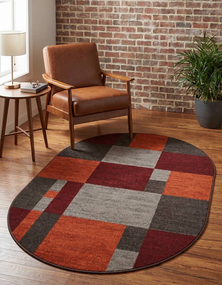 Detail image of 4' 1 x 6' 1 Equinox Oval Rug