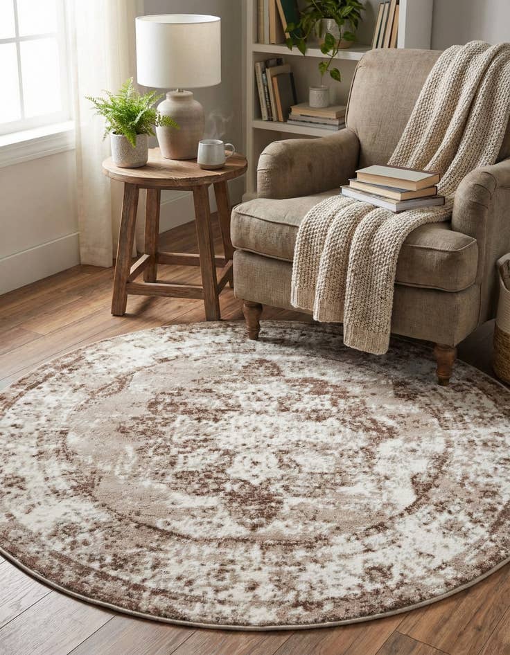 Detail image of 4' x 4' Monte Carlo Round Rug