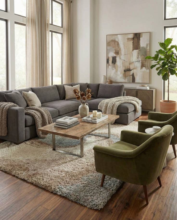 Detail image of 9' x 12' Soft Touch Shag Rug