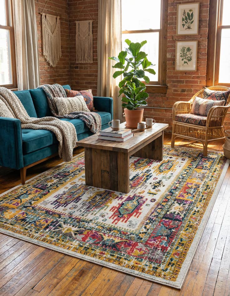 Detail image of 7' 1 x 10' Carrington Rug