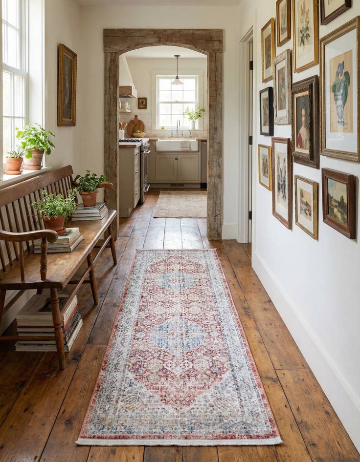 Detail image of 2' 2 x 6' Noble Runner Rug