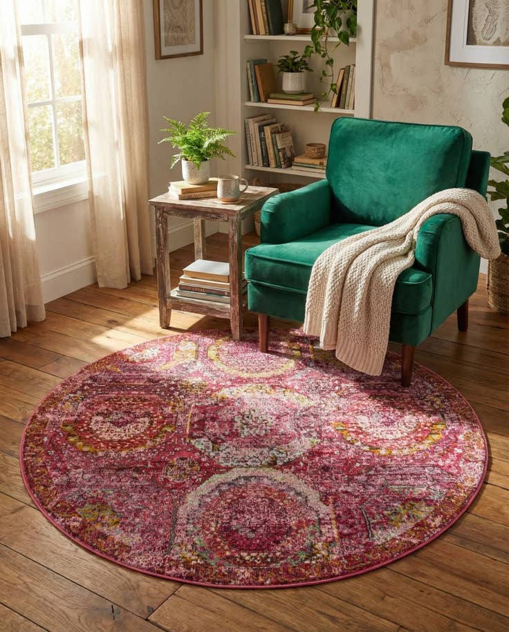 Detail image of 4' x 4' Santiago Round Rug