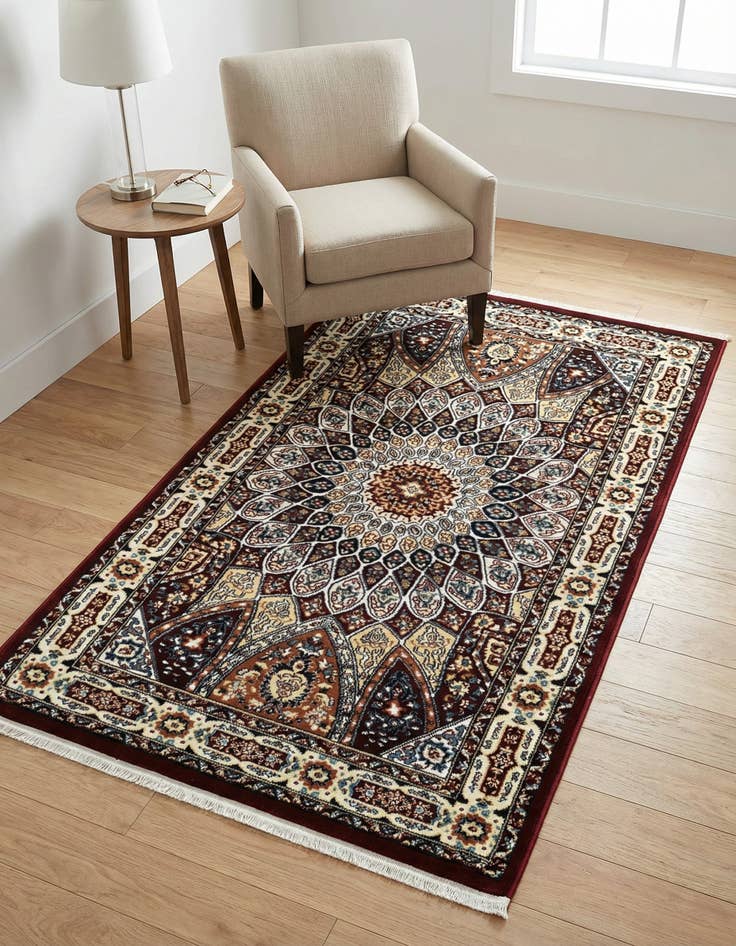 Detail image of 3' x 5' 3 Nain Design Rug